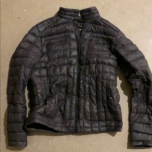 Black puffer jacket